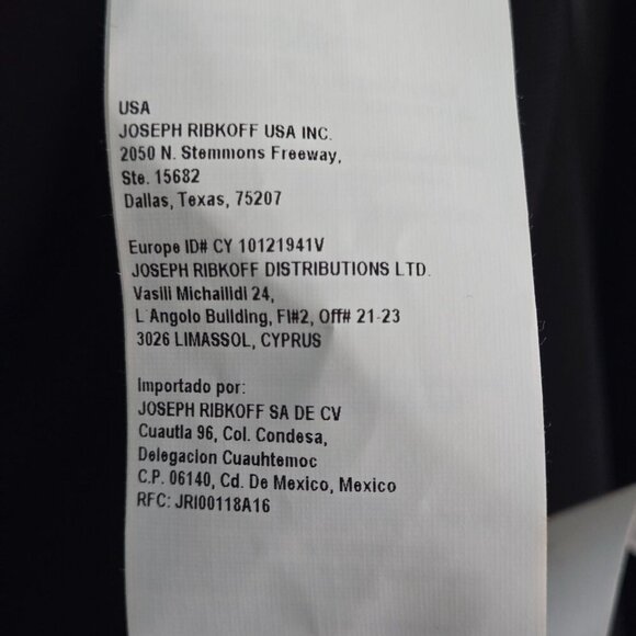 Joseph Ribkoff NWT Black Sparkle Rhinestone Hooded Tunic Quiet Luxury Size 12 - Picture 13 of 16